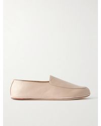 Loro Piana - Anton Walk Leather Loafers - Lyst