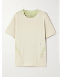 On Shoes - Post Archive Facti T-Shirt Aus Recyceltem Stretch-Jersey Und Mesh Mit Prints - Lyst