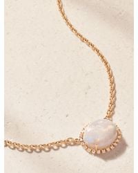 Irene Neuwirth - One Of A Kind 18-Karat Rose, Opal And Diamond Necklace - Lyst