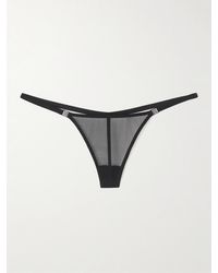 Kiki de Montparnasse - Brienne Mesh Thong - Lyst
