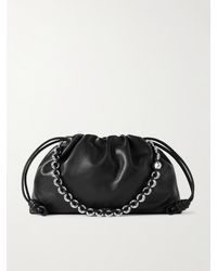 Loewe - Flamenco Große Schultertasche Aus Strukturiertem Leder - Lyst