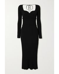 Altuzarra - Louisa Ribbed-Knit Midi Dress - Lyst