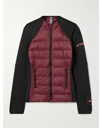 adidas By Stella McCartney - Terrex Truenature Quilted Recycled-Shell And Tech-Jersey Jacket - Lyst