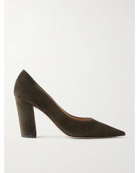 Gianvito Rossi - Piper 85 Suede Pumps - Lyst