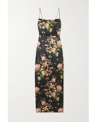 Reformation Off-white Frankie Maxi Dress in Black | Lyst