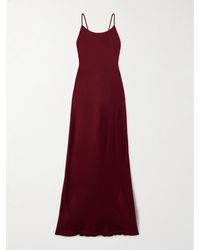 Victoria Beckham - Cami Open-Back Satin Gown - Lyst