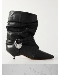 Isabel Marant - Embellished Leather Ankle Boots - Lyst