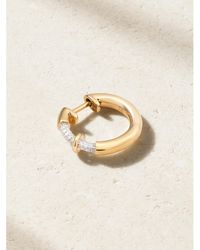 Rainbow K - Endless 14-Karat Diamond Hoop Single Earring - Lyst