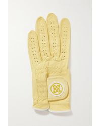 G/FORE Perforated Leather Left-hand Golf Glove - Yellow