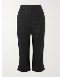 Faithfull the Brand - Capri Verkürzte Hose Mit Schmalem Bein Aus Leinen - Lyst