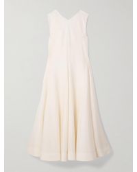 KHAITE - Mellie Silk-Blend Organza Midi Dress - Lyst