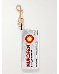Anya Hindmarch - Nurofen Schlüsselanhänger Aus Leder Mit Goldfarbenen Details - Lyst