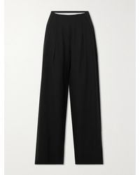 Cult Gaia - Tasha Cutout Pleated Woven Wide-Leg Pants - Lyst