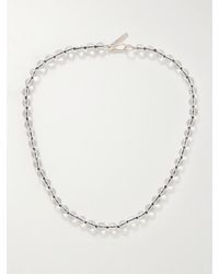 Sophie Buhai - Tiny Kette Mit Details Aus Silber Und Quarzen - Lyst