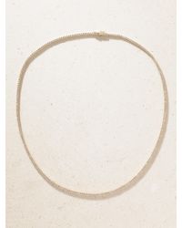 STONE AND STRAND - The Essential Dainty 14-Karat Diamond Tennis Necklace - Lyst