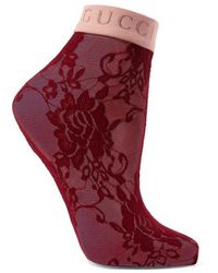 Gucci Socken Aus Spitze - Mehrfarbig