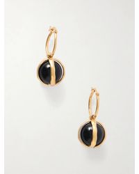 Jil Sander - Tone Onyx Earrings - Lyst