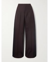 DIOTIMA - Planno Paneled Wool Wide-Leg Pants - Lyst