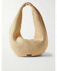 KHAITE - Olivia Large Raffia Shoulder Bag - Lyst