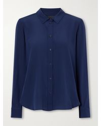 Nili Lotan - Gaia Silk-Crepe De Chine Shirt - Lyst