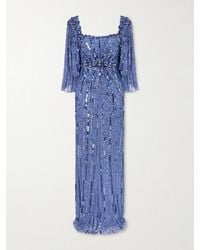 Jenny Packham - Sequin-Embellished Tulle Gown - Lyst