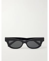 Celine - Triomphe Cat-Eye Acetate Sunglasses - Lyst