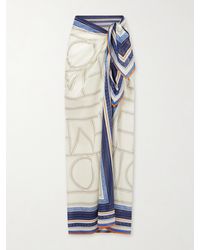 TOTEME - Collector Organic Cotton And Lyocell-Blend Pareo - Lyst