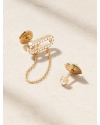 Messika - Boucles D'Oreilles En Or 18 Carats (750/1000) Et Diamants Move Uno - Lyst
