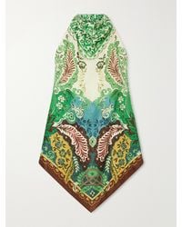 ALÉMAIS - Florence Floral-Jacquard Satin Top - Lyst
