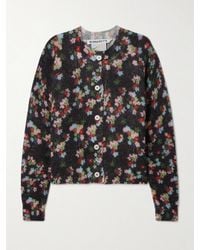BERNADETTE - Violetta Cardigan Aus Einer Mohairmischung Mit Blumenprint - Lyst