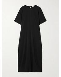 St. Agni - Crepe De Chine Maxi Dress - Lyst