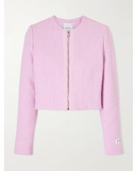 Patou - Cotton-Blend Tweed Jacket - Lyst