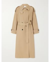 Rohe - Classic Double-Breasted Gabardine Trench Coat - Lyst