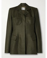 Salon 1884 - Maigret Wool And Cashmere-Blend Twill Blazer - Lyst