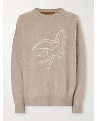 Mother - The Biggie Cashmere And Wool-Blend Sweater - Lyst