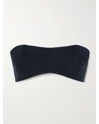 Agolde - Maria Mcmanus Organic And Recycled-Denim Bandeau Top - Lyst