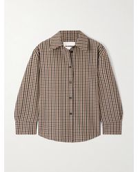 Jil Sander - Checked Wool Shirt - Lyst