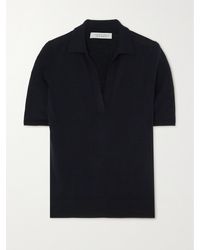 Gabriela Hearst - Frank Cashmere And Silk-Blend Polo Shirt - Lyst