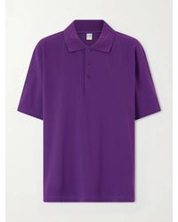 Flore Flore - Julie Organic Cotton-Piqué Polo Shirt - Lyst