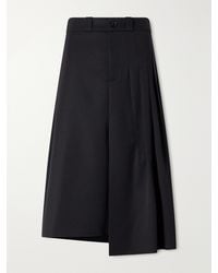 Our Legacy - Origami Asymmetric Pleated Virgin Wool Skirt - Lyst