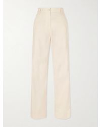 Dries Van Noten - Pincks Wide-Leg Cotton-Poplin Pants - Lyst