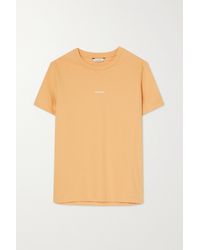 Holzweiler Suzana Printed Organic Cotton-jersey T-shirt - Orange