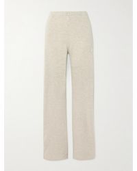 ÉTERNE - Pantalon De Survêtement Droit En Jersey De Coton Mélangé À Broderie - Lyst