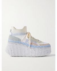 Chloé - Nama Sneaker mit Keilabsatz - Lyst