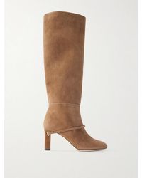Jennifer Chamandi - Samuele 85 Suede Knee Boots - Lyst