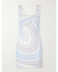 PUCCI - Printed Stretch-Jersey Mini Dress - Lyst