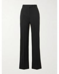 McQueen - Hose Mit Geradem Bein Aus Twill Aus Einer Wollmischung - Lyst