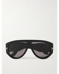 Tom Ford - Bronson Aviator-Style Acetate Sunglasses - Lyst