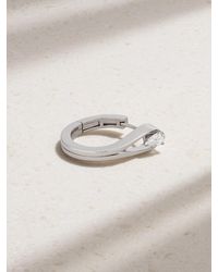 Repossi - Serti Inversé 18-Karat Diamond Single Earring - Lyst