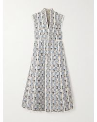 Loro Piana - Alev Reversible Quilted Printed Silk Gilet - Lyst